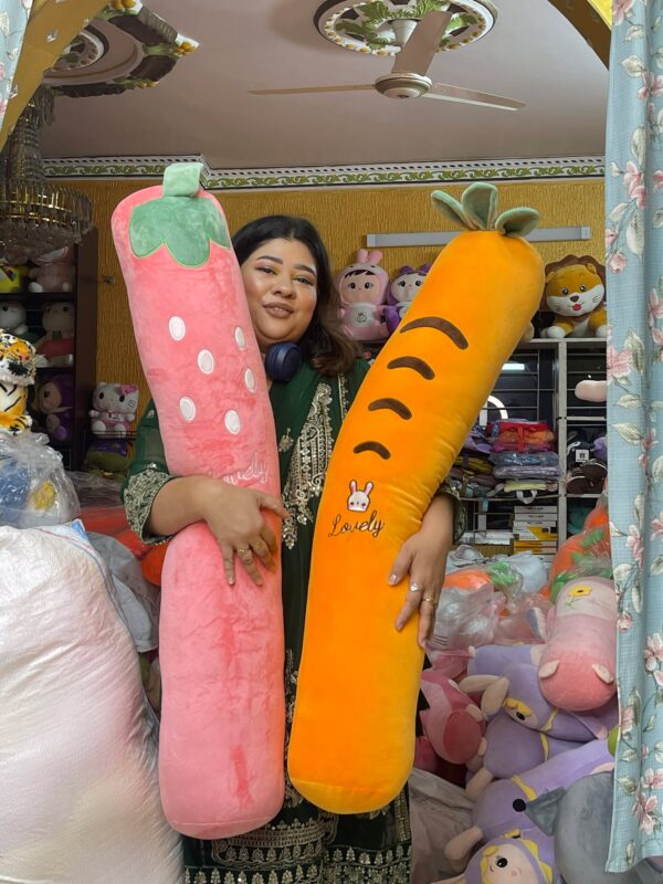 Biggest Pipe carrot/strawberry Pillow - Image 2