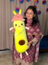 Avocado Fruit Plush Pillow