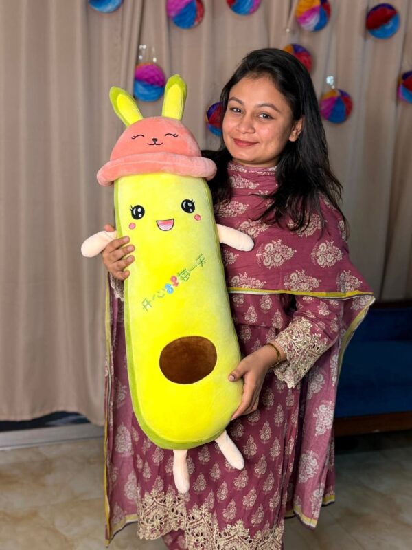 Avocado Fruit Plush Pillow - Image 2