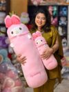 Sanrio Kulomi My Melody Long Pillow Plush Toys Kawaii Soft Comfortable Cushion