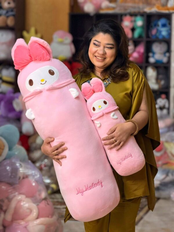 Sanrio Kulomi My Melody Long Pillow Plush Toys Kawaii Soft Comfortable Cushion - Image 2