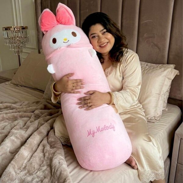 Sanrio Kulomi My Melody Long Pillow Plush Toys Kawaii Soft Comfortable Cushion - Image 3